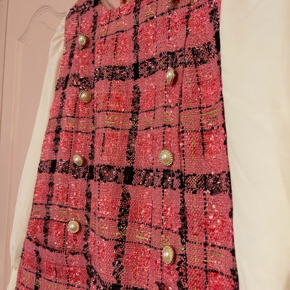 mini pink tweed dress✨🎀✨